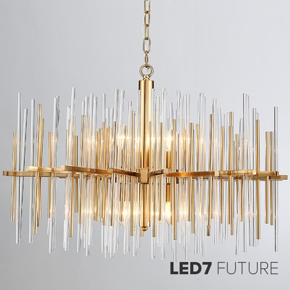 Loft Industry Modern - Crystall Needles Chandelier